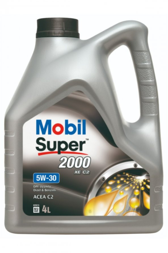 Mobil Super 2000 XE C2 5w-30 DPF Motor Yağı 4 Litre - 1
