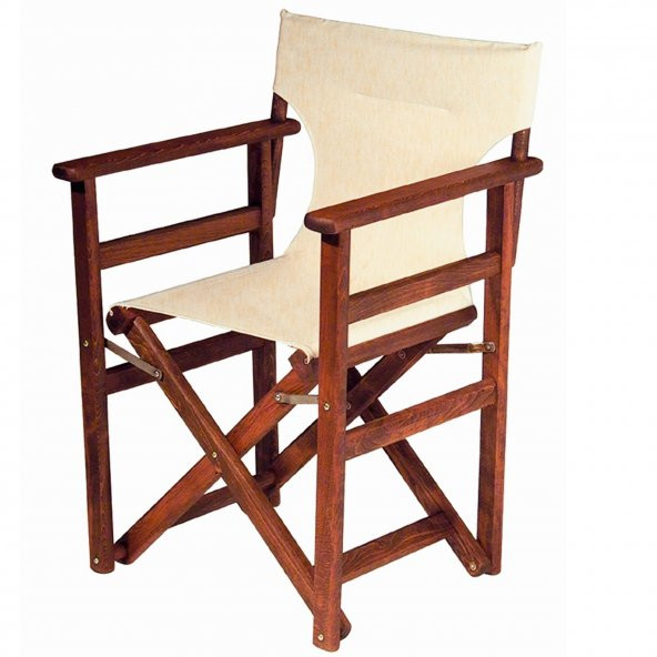 Yönetmen Ahşap Bahçe Balkon Seti: 80x140 Masa + 4 Sandalye Katlanır Takım - 2