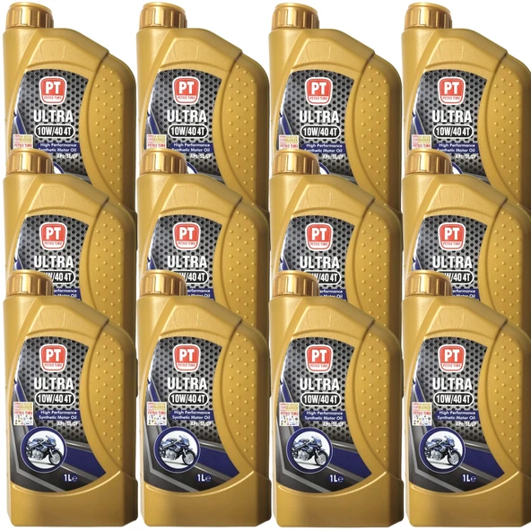 Petro Time 10W-40 4T (4 Zamanlı) Motosiklet Yağı 12 x 1 Litre