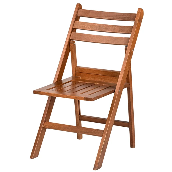 Albatros Ada Masa Sandalye Takımı : 60x60 Masa + 2 Sandalye - Katlanır Ahşap Set - 2