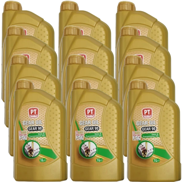 Petro Time Gear 90 Numara Asansör ve Şanzıman Dişli Yağı 12 x 1 Litre