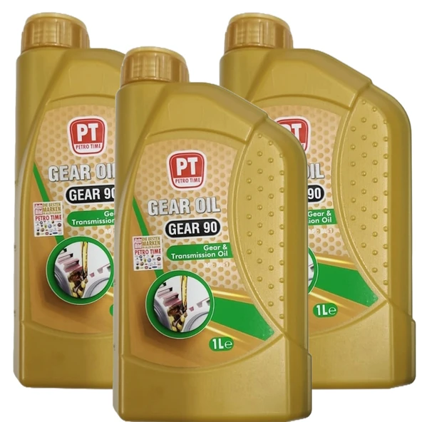 Petro Time Gear 90 Numara Asansör ve Şanzıman Dişli Yağı 3 x 1 Litre