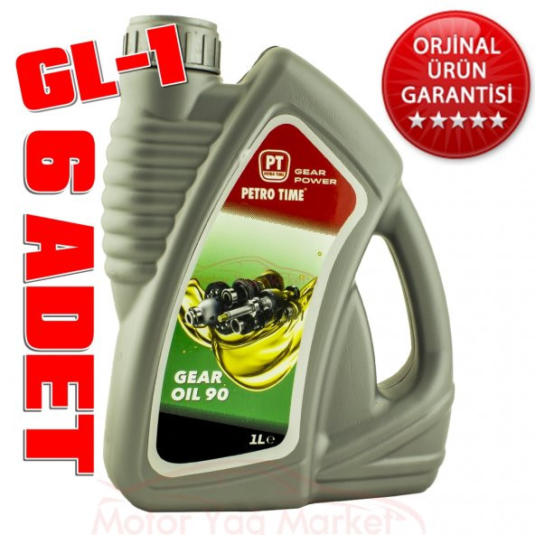 Petro Tıme Gear Oil 90 No Asansör ve Şanzıman Dişli Yağı 1Lt x6