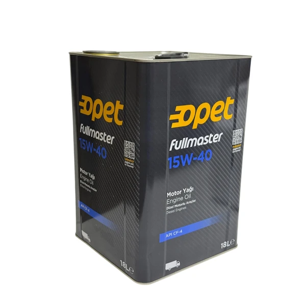 Opet Fullmaster 15w40 18L Teneke Motor Yağı API CF-4/CF - Resim 3
