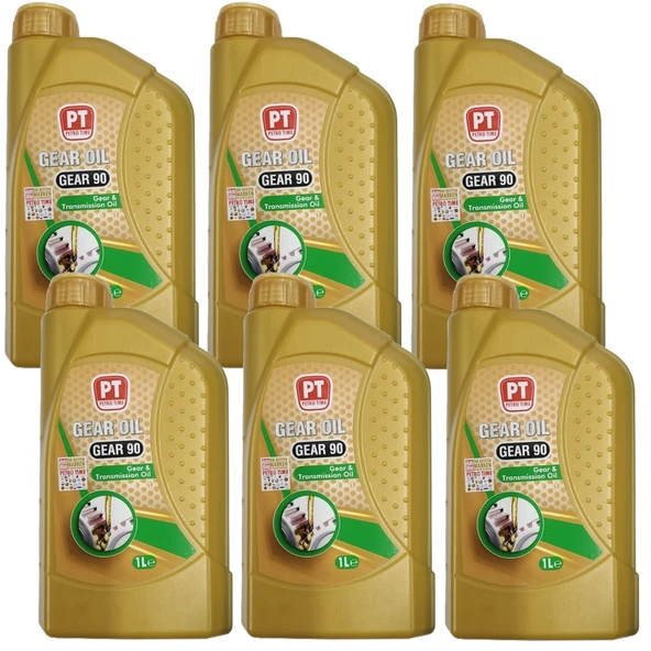 Petro Time Gear 90 Numara Asansör ve Şanzıman Dişli Yağı 6 x 1 Litre