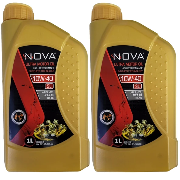 Nova 10W-40 Motor Yağı 2 X 1 Litre