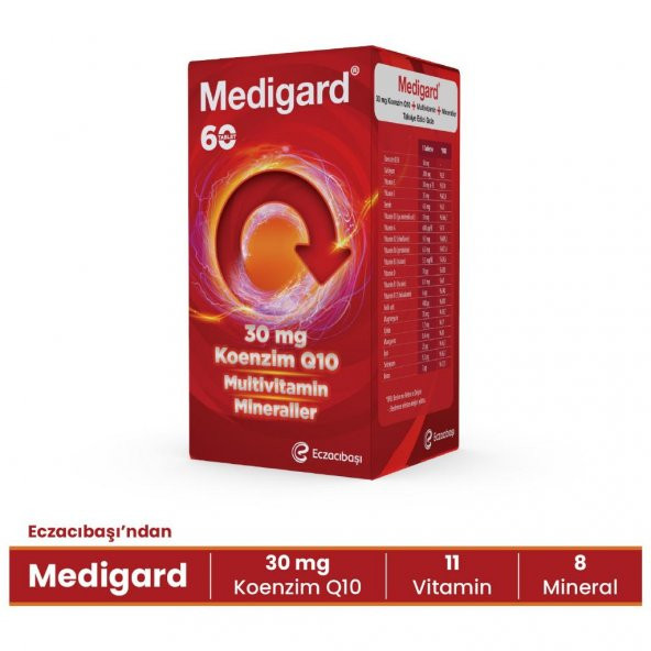 Medigard Vitamin Mineral Kompleks CoQ10 60 Tablet