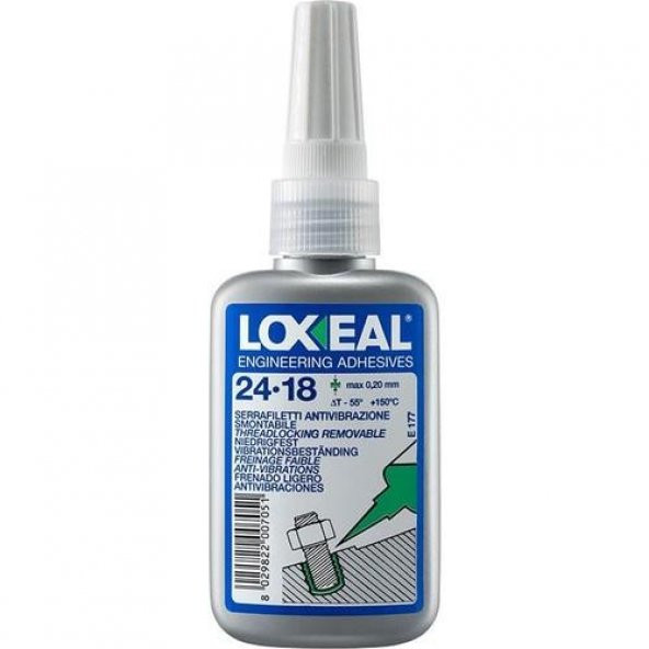 LOXEAL 2418050 DİŞ TUTUCU DÜŞÜK MUKAVEMET 50ML