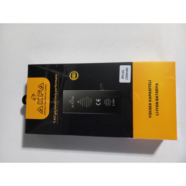ASLANTİC AKFA PHONE 6 ORJINAL ÜRETİM BATARYA 2300MAH