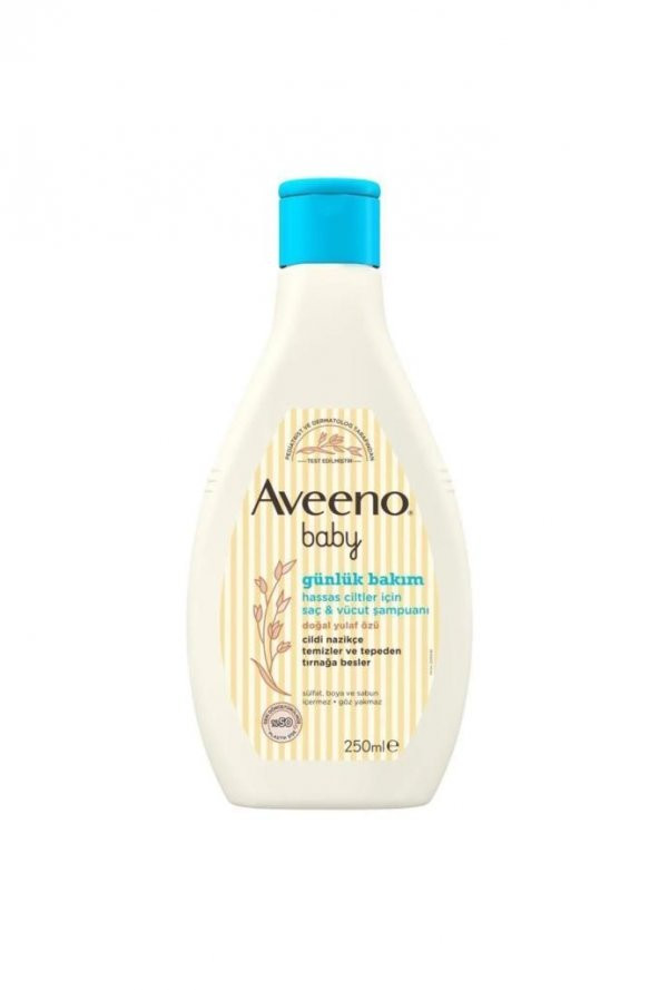 AVEENO Baby Günlük Bakım Saç ve Vücut Şampuanı 250 ml