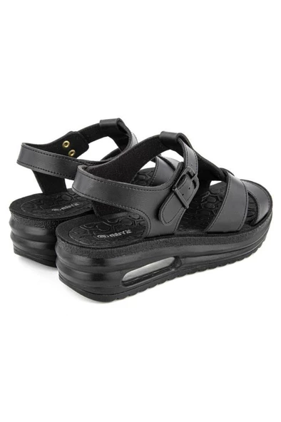 Muya Reeves Air Taban Kadın Sandalet Siyah 36-40 - 4