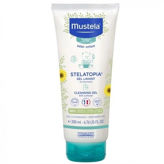 Mustela Stelatopia Cleansing Gel 200 ml