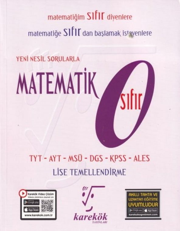 Karekök Matematik Sıfır Kitabı