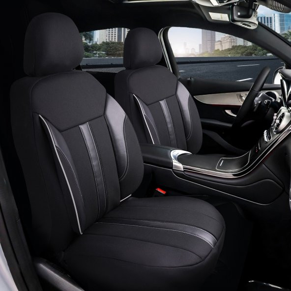 Z&C MAXTECH Mitsubishi L200 Çift Kabin Eski Kasa Deri Detaylı Özel Tasarım Oto Koltuk Kılıfı Seti CLASSY