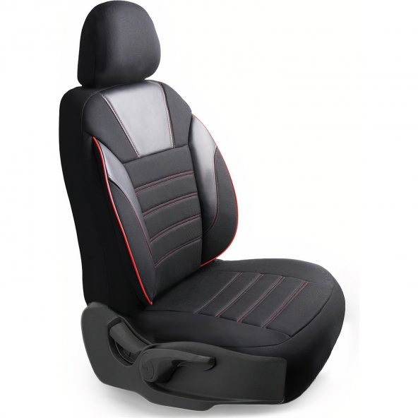 Z&C MAXTECH Fiat Linea Deri Detaylı Özel Tasarım Oto Koltuk Kılıfı Seti SİMPLE - 3