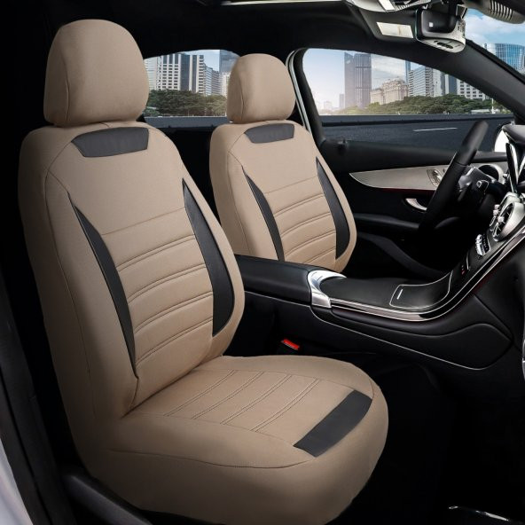 Z&C MAXTECH Kia Sorento Deri Detaylı Özel Tasarım Oto Koltuk Kılıfı Seti SMART B