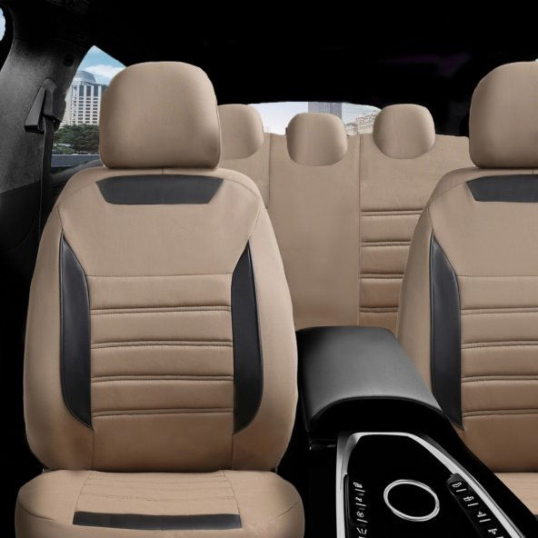 Z&C MAXTECH Seat Cordoba Deri Detaylı Özel Tasarım Oto Koltuk Kılıfı Seti SMART B