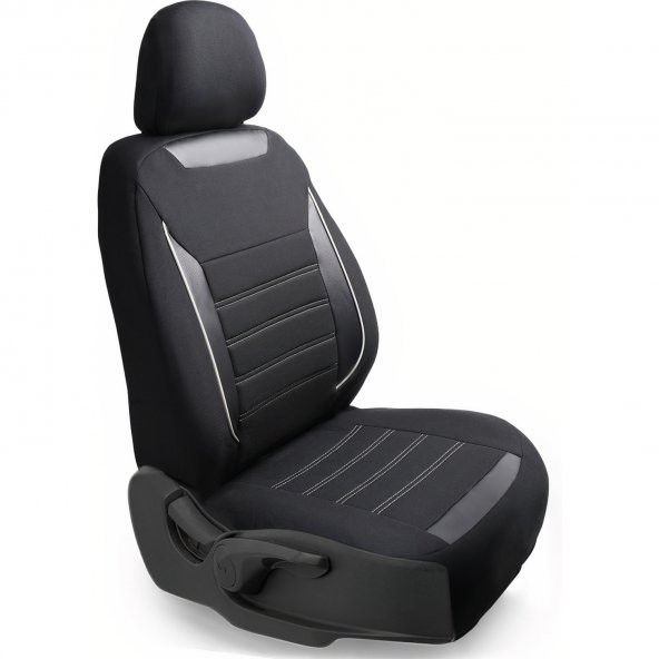 Z&C MAXTECH Citroen C-Elysee Deri Detaylı Özel Tasarım Oto Koltuk Kılıfı Seti SMART SB - 3