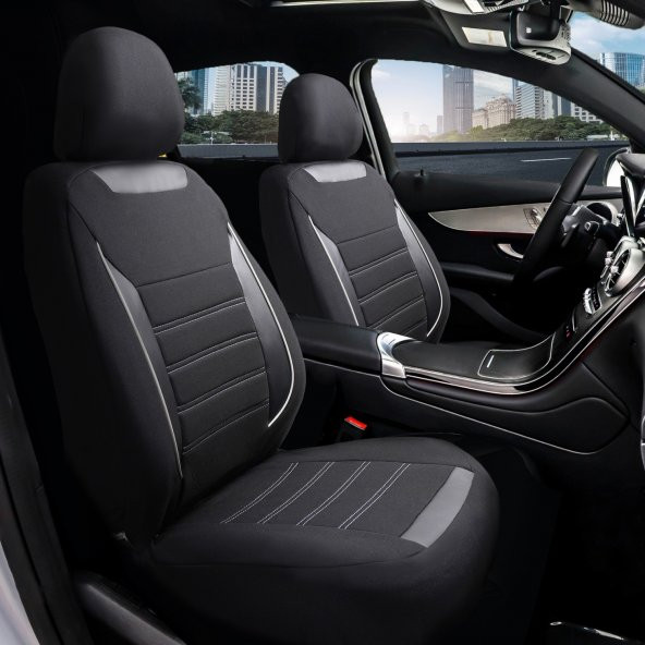 Z&C MAXTECH Seat Toledo Deri Detaylı Özel Tasarım Oto Koltuk Kılıfı Seti SMART SB ürün görseli 1