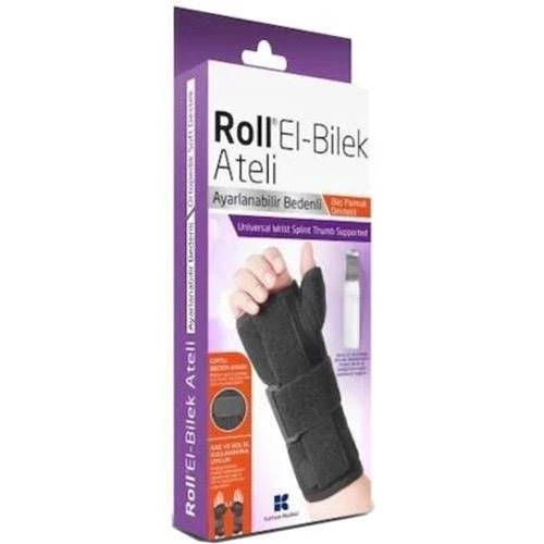 Roll Baş Parmak Destekli Ayarlanabilir El - Bilek Ateli