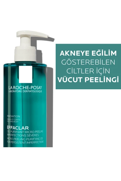 LA ROCHE POSAY Effaclar Mikro-peeling Arındırıcı Jel 400 ml- Akneye Eğilim Gösteren Ciltler 3337875708289 - 8