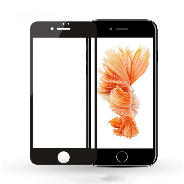 Apple iPhone 8 Model Cep Telefonu Ile Uyumlu Tüm Ekranı Kaplayan Davin 5D Temperli Cam Ekran Koruyucu