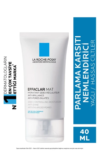 LA ROCHE POSAY Effaclar Mat - Yağlı Ciltler Için Bakım Kremi 40ml 3337872413025