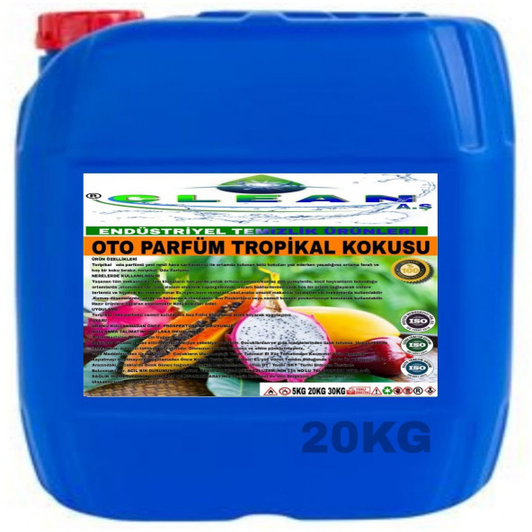OTO PARFÜM TROPİKAL KOKULU 20KG