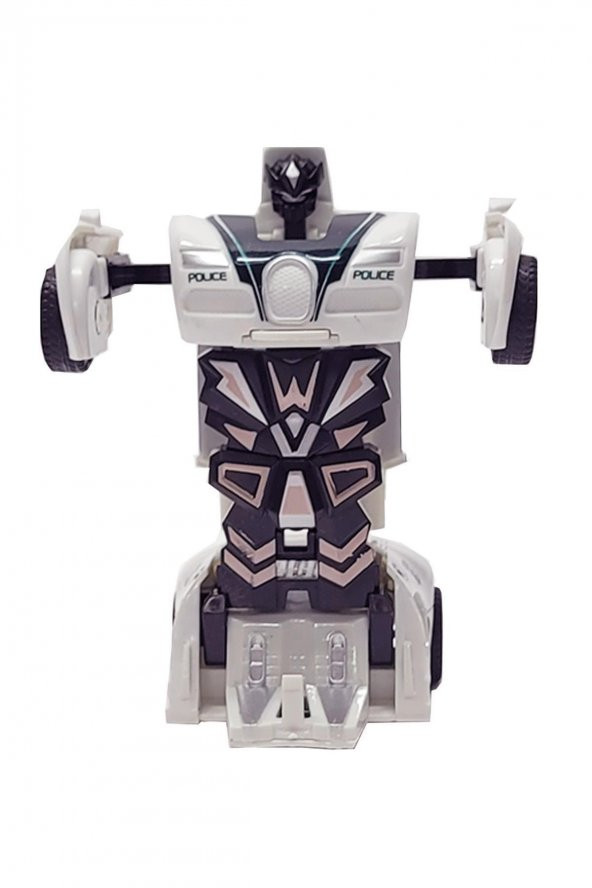 Otobot Polis Bugatti Transformers Robot Araba - 4