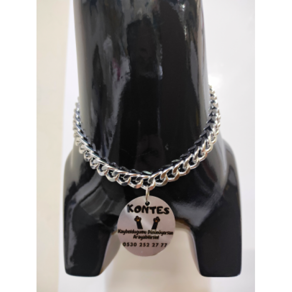 Soylupetshop Kişiye Özel Kedi Tasması, Isimli Kedi Tasması, Kedi Tasması (XL BEDEN)