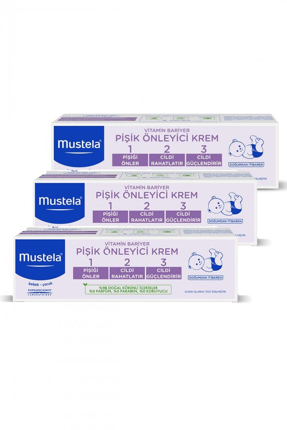 Mustela Vitamin Barrier Pişik Kremi 100ml