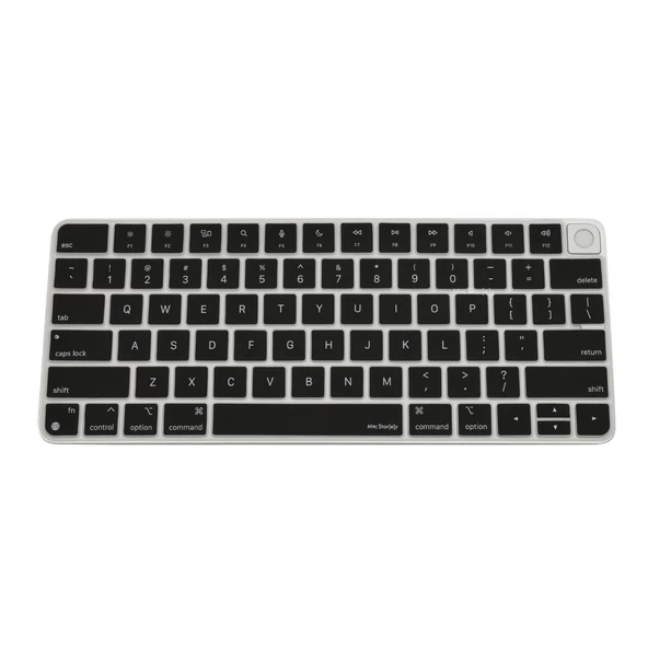 Apple Magic Keyboard-3 Kılıf Klavye Koruyucu İngilizce Baskılı (US-ABD) LockKey TouchID'li Model A2449 A2450 A3118 A3203 ile Uyumlu - 3
