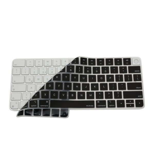 Apple Magic Keyboard 3 A2449 A2450 ile Uyumlu Klavye Koruyucu (US-İngilizce) LockKey TouchID'li Model
