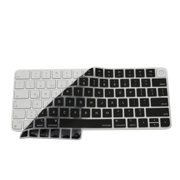 Apple Magic Keyboard-3 A2449 A2450 A3118 A3203 ile Uyumlu Klavye Koruyucu (US-İngilizce) LockKey TouchID'li Model