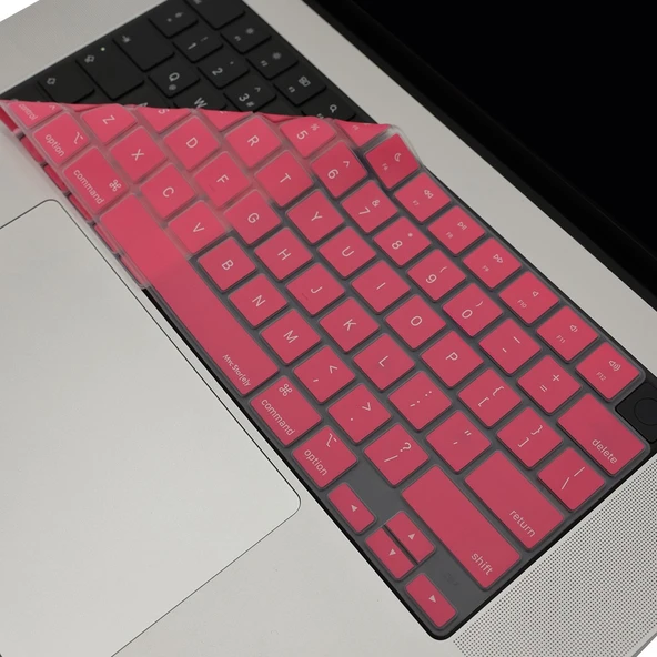 MacBook Air Pro Klavye Koruyucu Silikon US İngilizce 13.6 15.3 14.2 16.2 inç Uyumlu M1 M2 M3 M4 Klavye Kılıfı - Resim 3