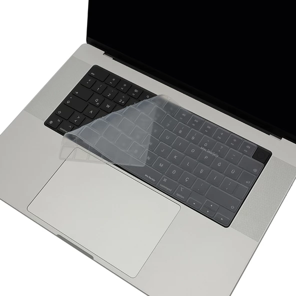 Macbook Klavye Koruyucu Air Pro M1-M2-M3 (US-İNGİLİZCE) A2681 A2941 A2442 A2485 A3113 ile Uyumlu - 4