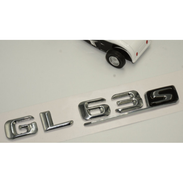 Benz GL 63S Bagaj Krom Metal 3M 3D Yazı Logo - 3