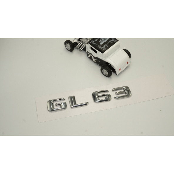 Benz GL 63 Bagaj Krom Metal 3M 3D Yazı Logo - Resim 2