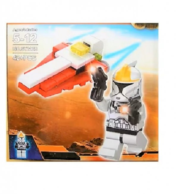 Clone Trooper Klon Teğmeni Mini Figür 42 Parça