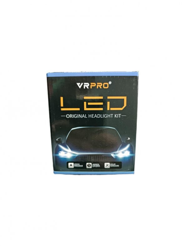 VR PRO LED XENON 8000 LÜMEN FAR H7 AMPUL SETİ