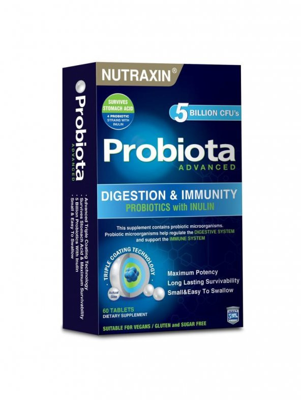 Nutraxin Probiota Advanced 60 Tablet - Resim 2