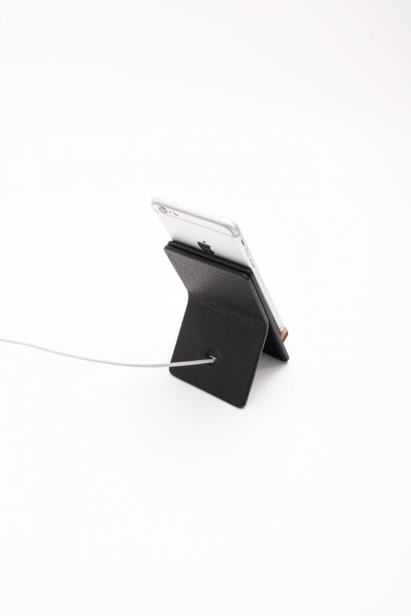 Deri Dikey Telefon Tutucu - 3