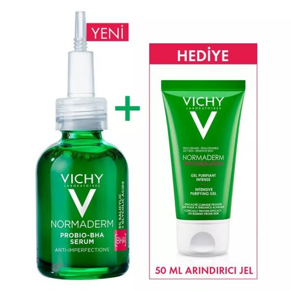 Vichy Normaderm Probio-Bha Serum 30 ml + Phytosolution Purifying Gel 50ml Kofre