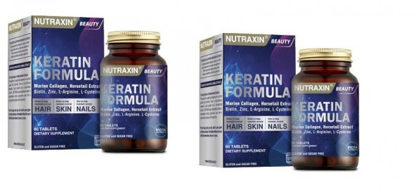 Nutraxin Keratin Formula 60 Tablet x 2 adet
