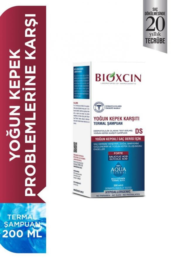 Bioxcin Aquathermal DS Şampuan 200 ml