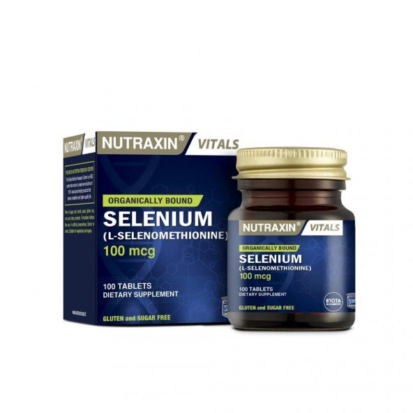 Nutraxin Selenium 100 mcg 100 Tablet - Resim 2