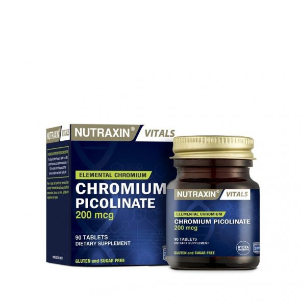 Nutraxin Chromium Picolinate 200 mcg 90 Tablet