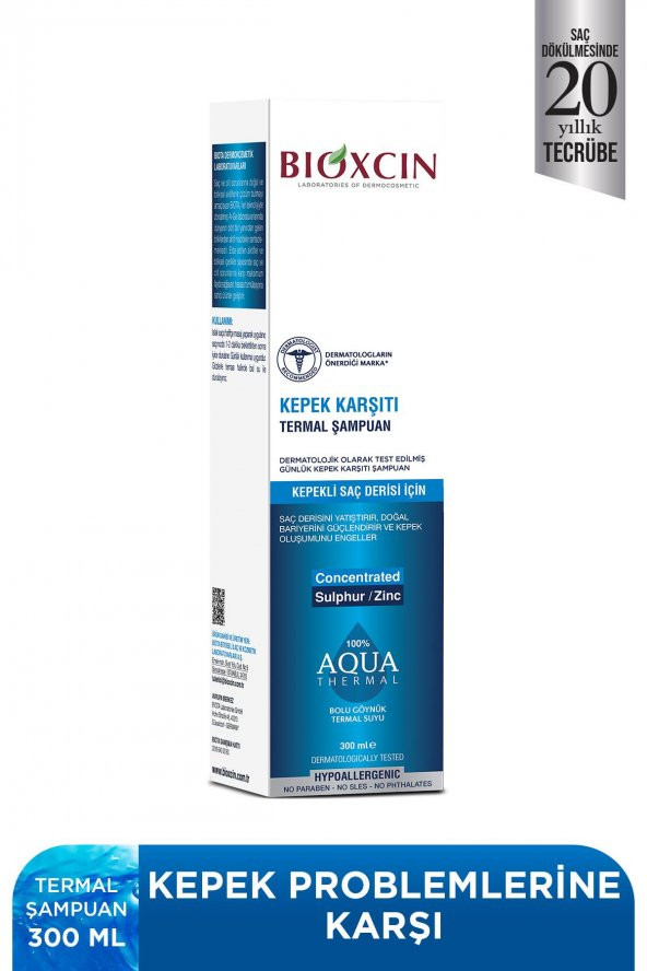 Bioxcin Aquathermal Kepek Şampuan 300 ml