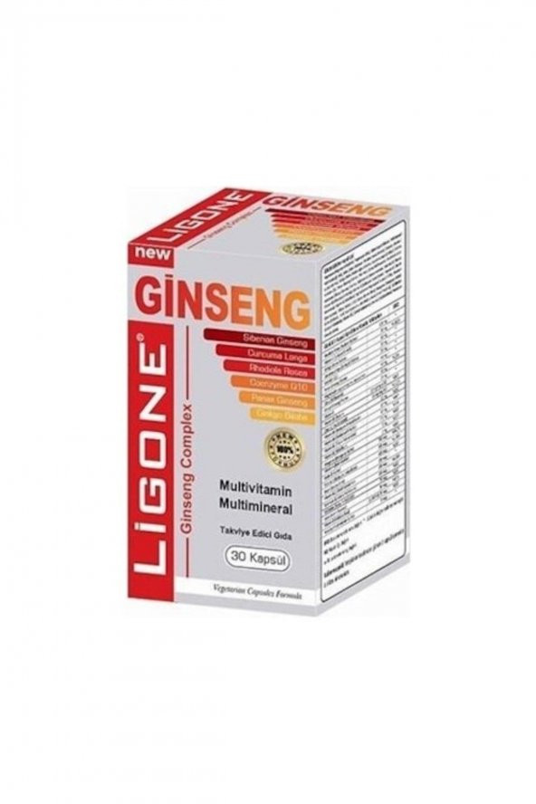 Ligone Ginseng Complex 30 Vejetaryen Kapsül