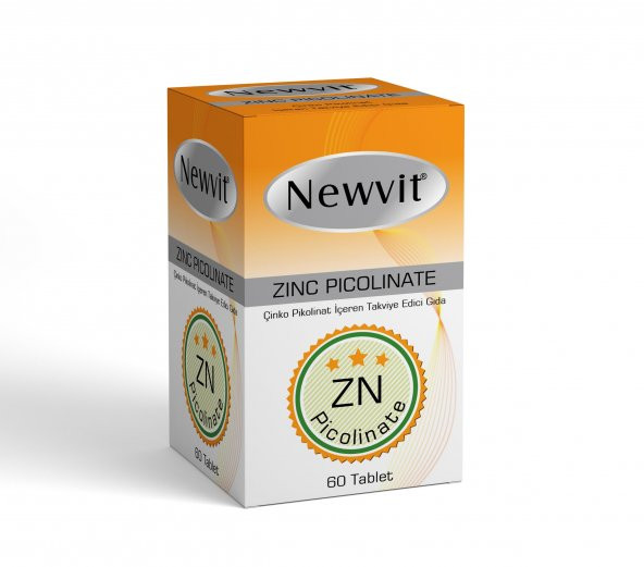 Newvit Çinko Pikolinat 15 mg 60 Tablet